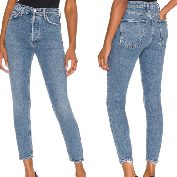 AGOLDE Nico slim fit high rise jeans size 30 - Picture 1 of 10